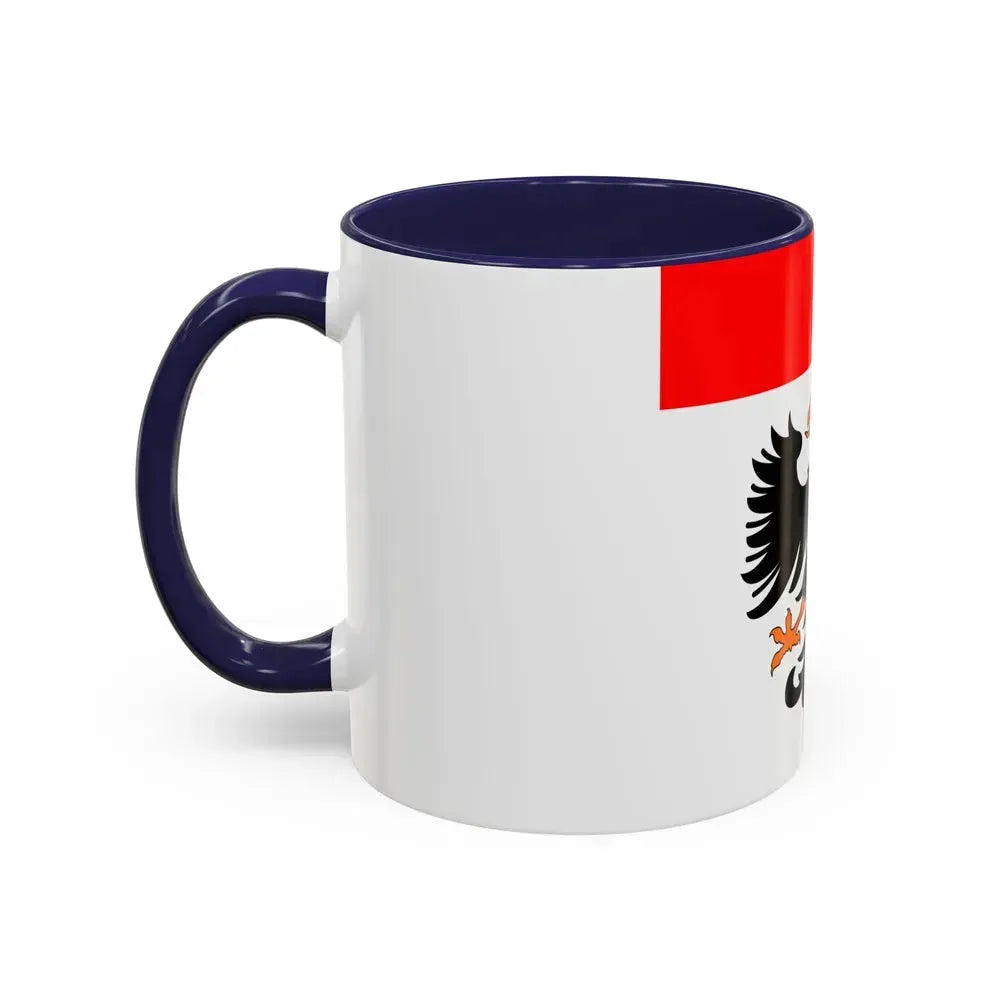 Flag of Aarau Switzerland - Accent Coffee Mug - Go Mug Yourself