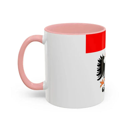 Flag of Aarau Switzerland - Accent Coffee Mug - Go Mug Yourself
