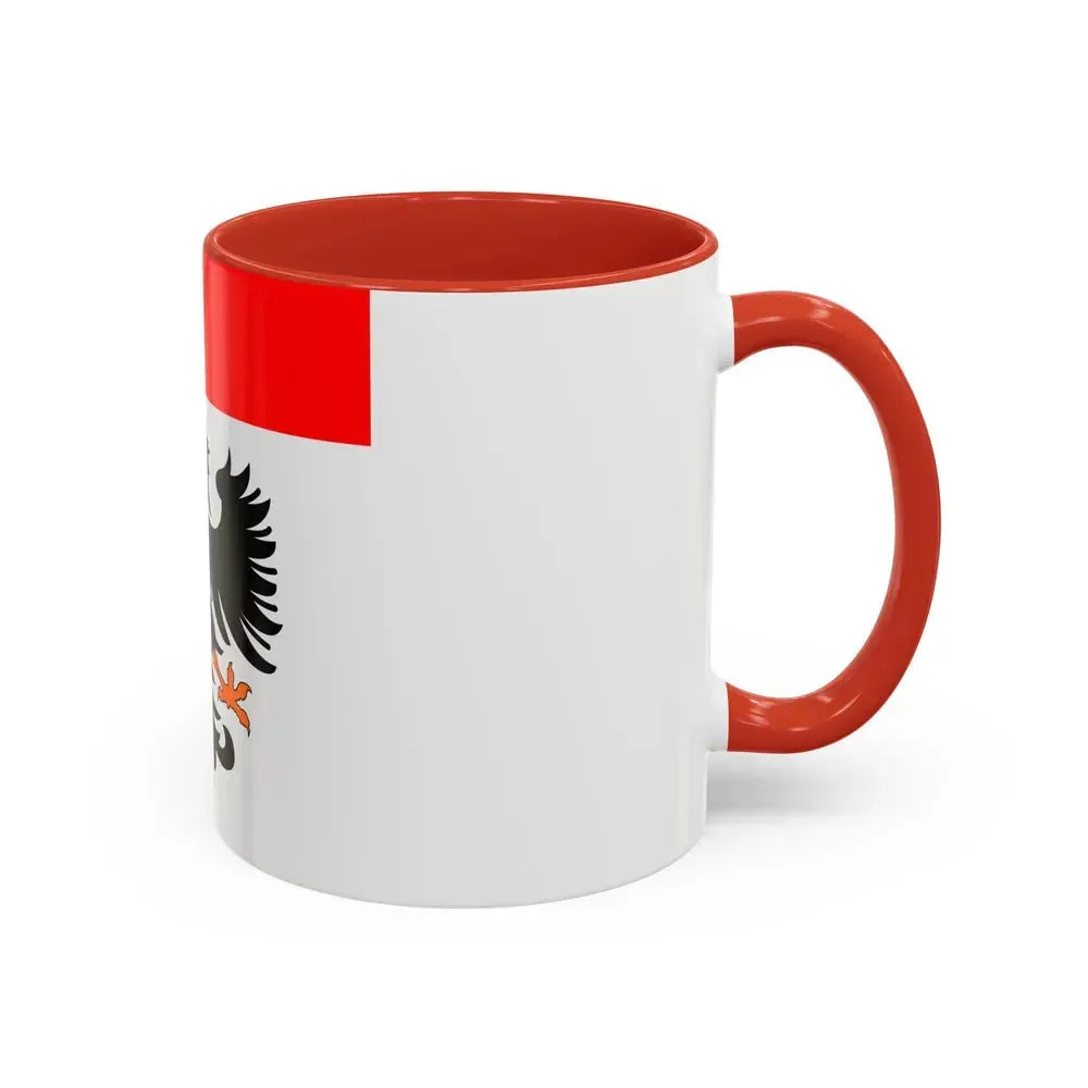 Flag of Aarau Switzerland - Accent Coffee Mug - Go Mug Yourself