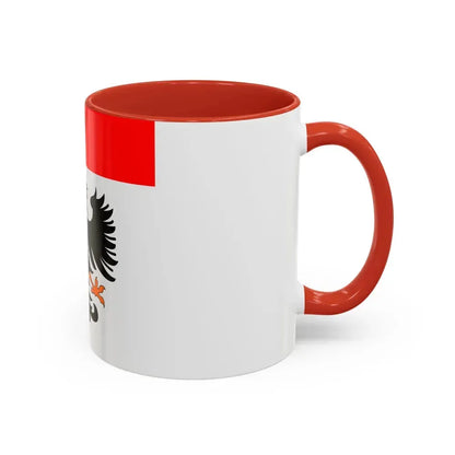 Flag of Aarau Switzerland - Accent Coffee Mug - Go Mug Yourself