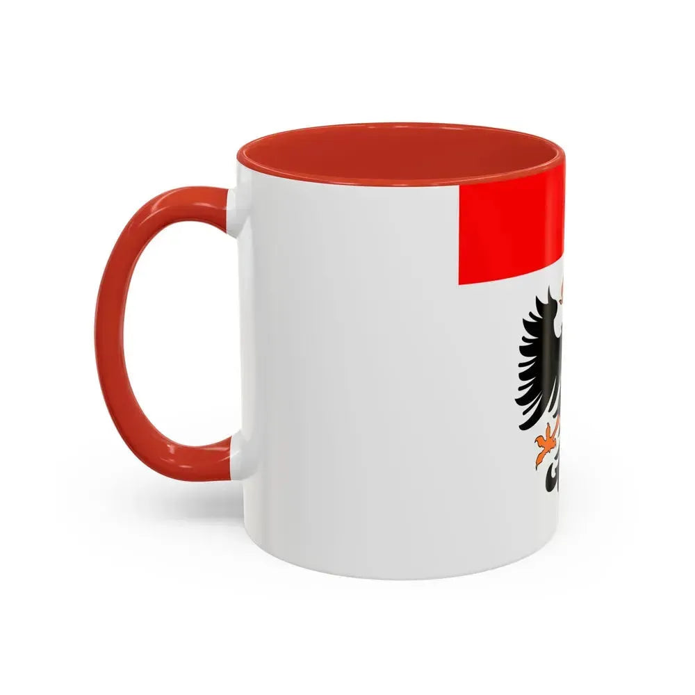 Flag of Aarau Switzerland - Accent Coffee Mug - Go Mug Yourself