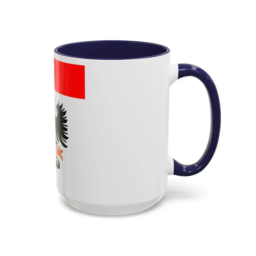 Flag of Aarau Switzerland - Accent Coffee Mug - Go Mug Yourself
