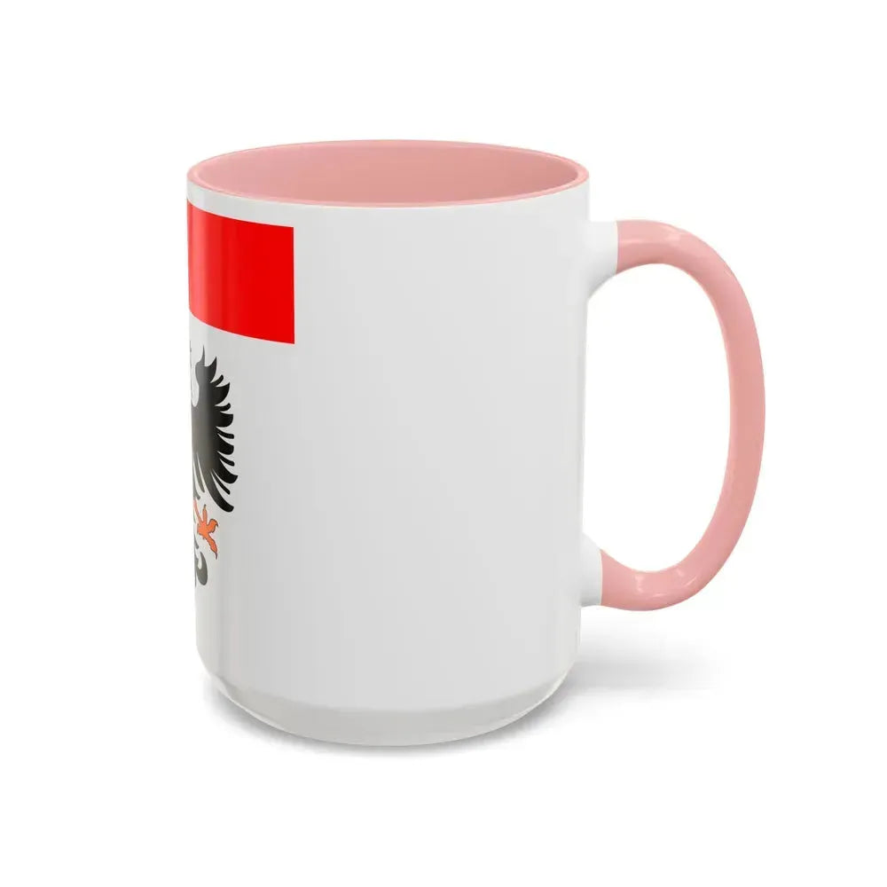 Flag of Aarau Switzerland - Accent Coffee Mug - Go Mug Yourself