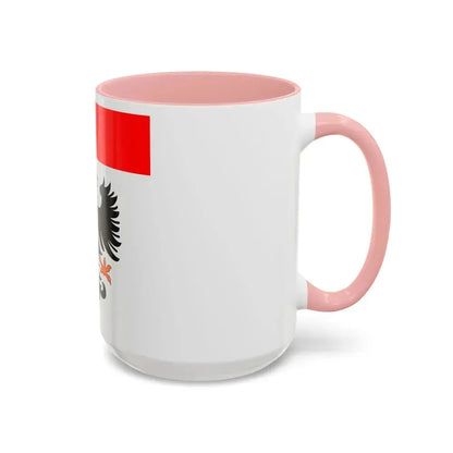 Flag of Aarau Switzerland - Accent Coffee Mug - Go Mug Yourself