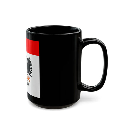 Flag of Aarau Switzerland - Black Coffee Mug-Go Mug Yourself