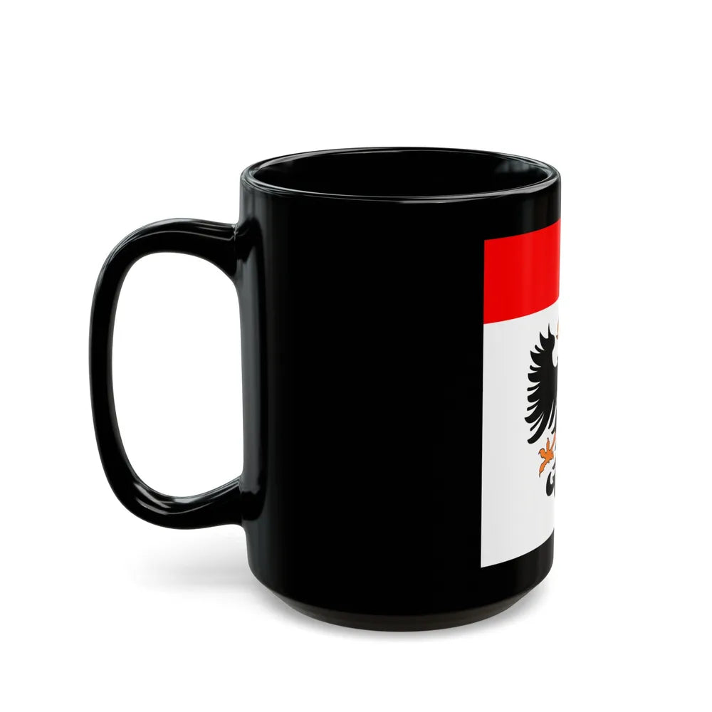 Flag of Aarau Switzerland - Black Coffee Mug-Go Mug Yourself