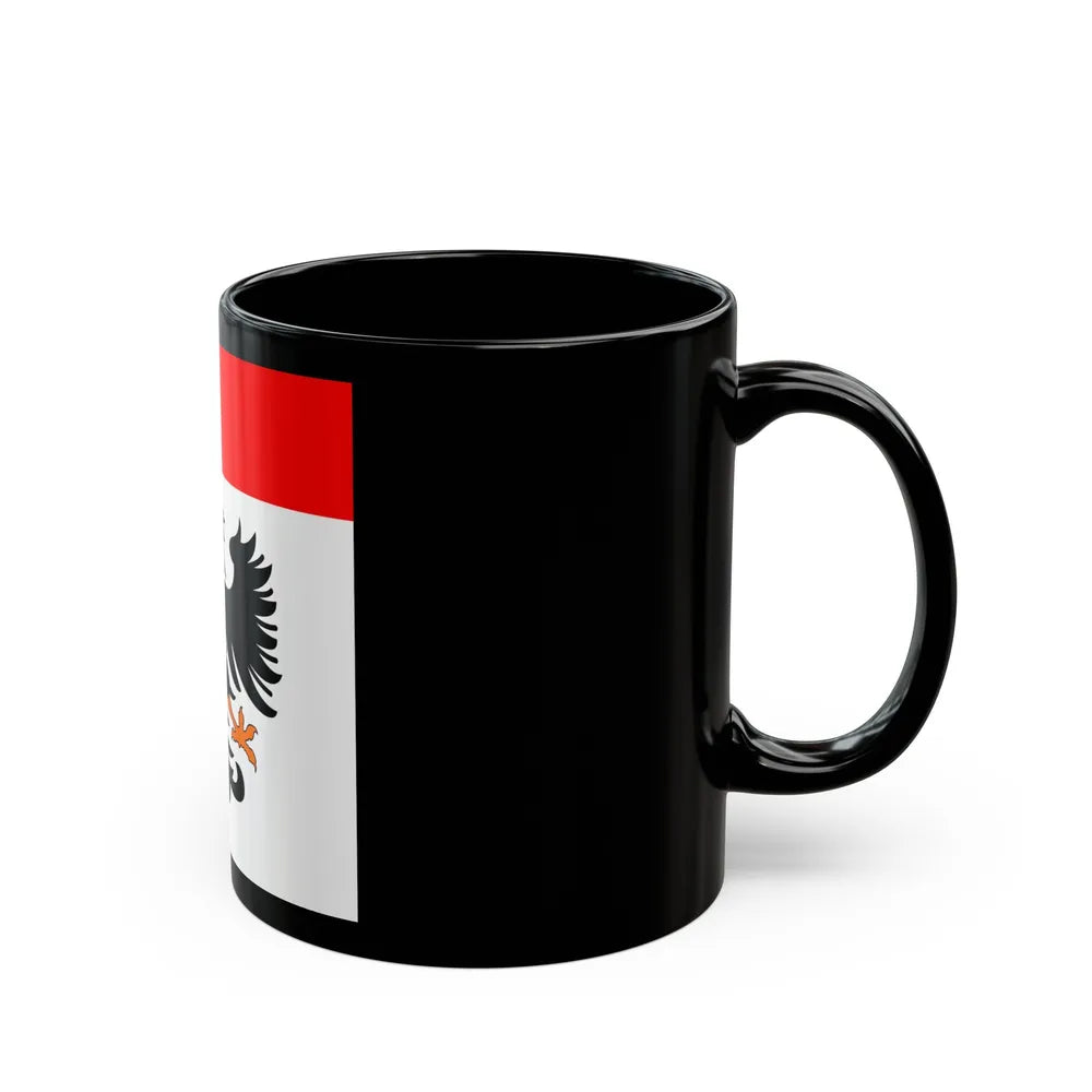 Flag of Aarau Switzerland - Black Coffee Mug-Go Mug Yourself