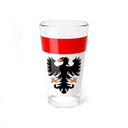 Flag of Aarau Switzerland - Pint Glass 16oz-16oz-Go Mug Yourself