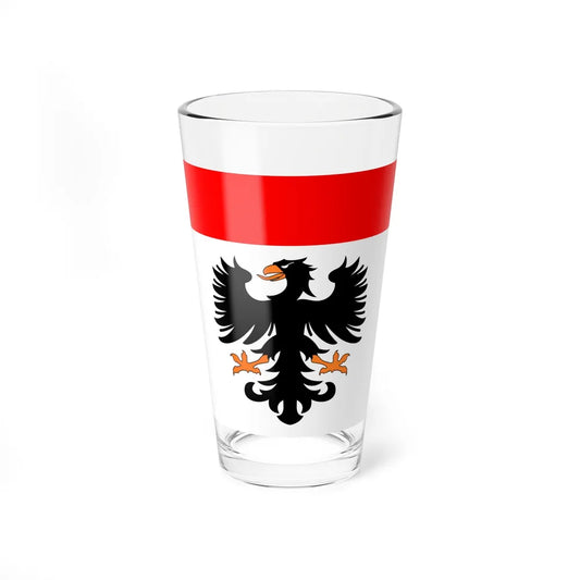 Flag of Aarau Switzerland - Pint Glass 16oz-16oz-Go Mug Yourself