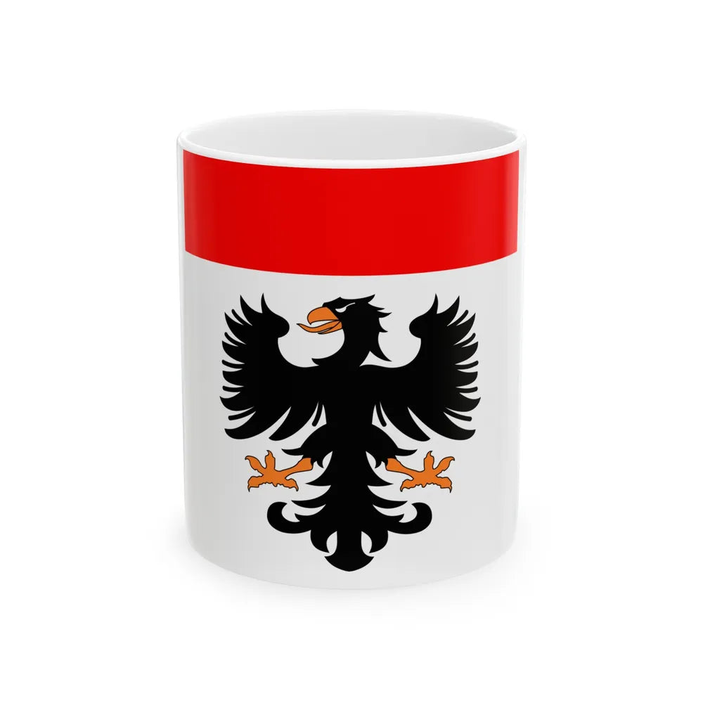 Flag of Aarau Switzerland - White Coffee Mug-11oz-Go Mug Yourself