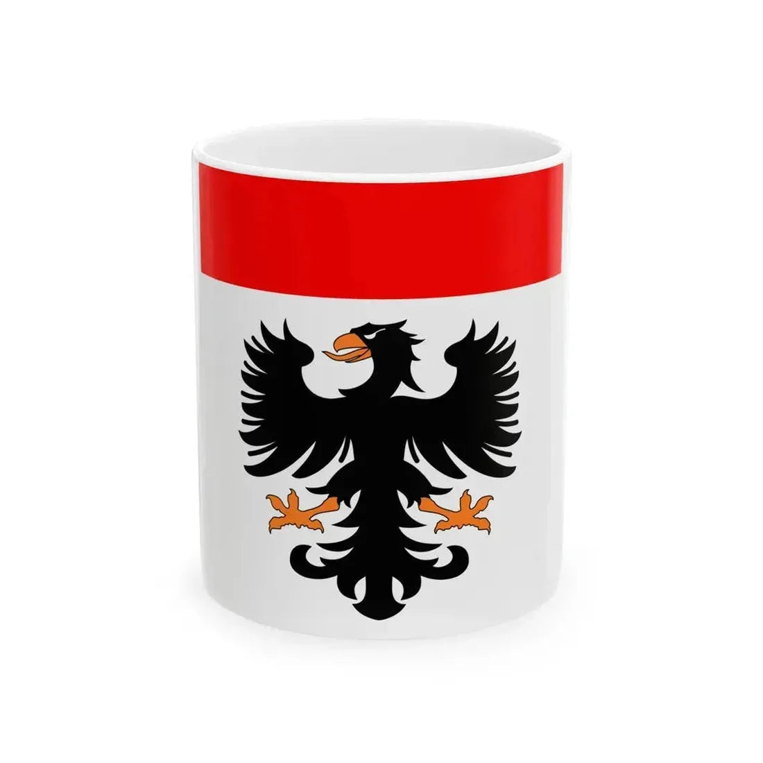 Flag of Aarau Switzerland - White Coffee Mug 11oz - Go Mug Yourself