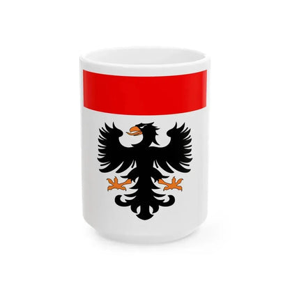 Flag of Aarau Switzerland - White Coffee Mug 15oz - Go Mug Yourself
