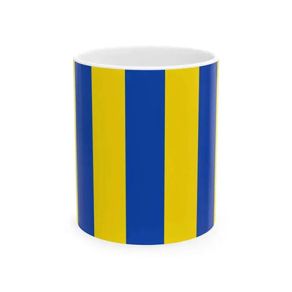 Flag of Aartselaar (Belgium) White Coffee Mug 11oz - Go Mug Yourself