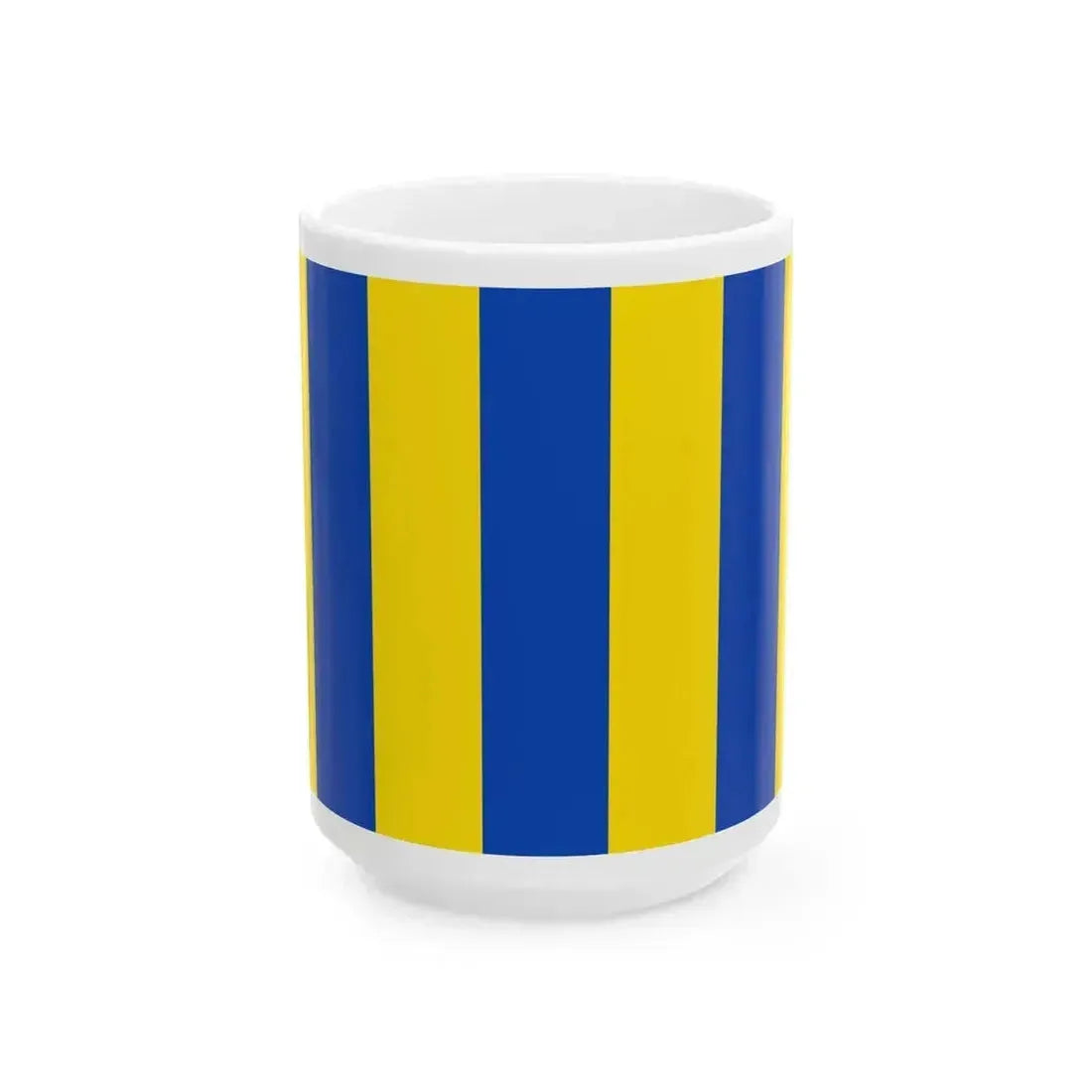 Flag of Aartselaar (Belgium) White Coffee Mug 15oz - Go Mug Yourself