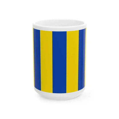 Flag of Aartselaar (Belgium) White Coffee Mug 15oz - Go Mug Yourself