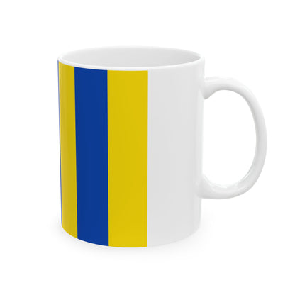 Flag of Aartselaar (Belgium) White Coffee Mug-Go Mug Yourself