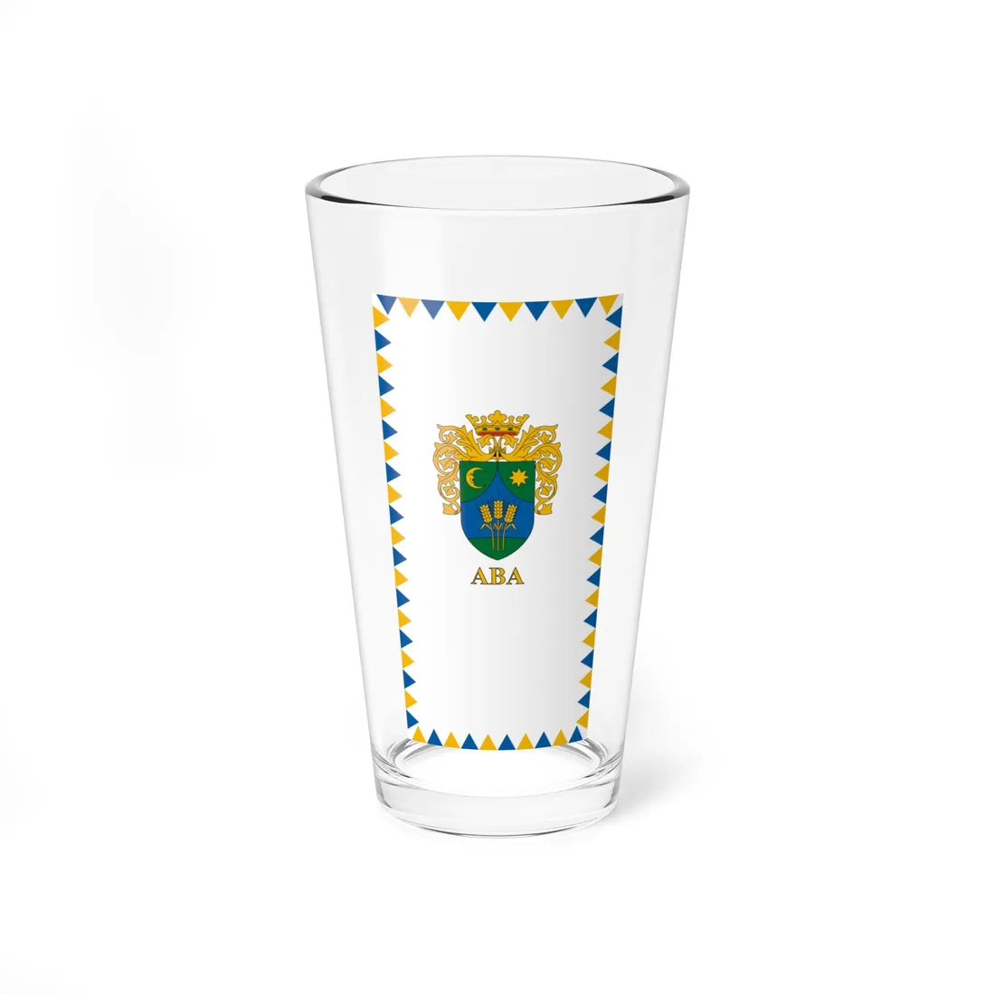 Flag of Aba vertical (Hungary) Pint Glass 16oz 16oz - Go Mug Yourself