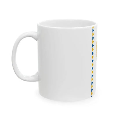Flag of Aba vertical (Hungary) White Coffee Mug - Go Mug Yourself