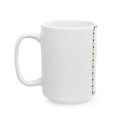 Flag of Aba vertical (Hungary) White Coffee Mug - Go Mug Yourself