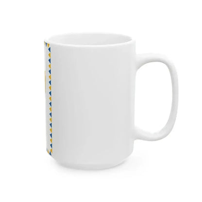 Flag of Aba vertical (Hungary) White Coffee Mug - Go Mug Yourself