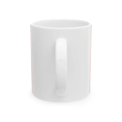 Flag of Abazinsky rayon Karachay-Cherkessia (Russia) White Coffee Mug - Go Mug Yourself