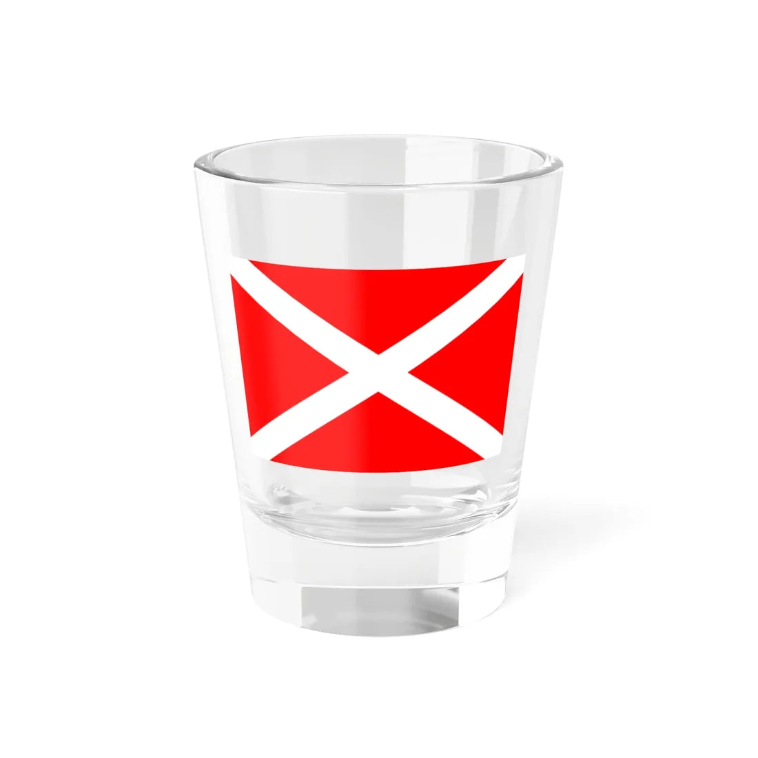 Flag of Żabbar (Malta) Shot Glass 1.5oz 1.5oz - Go Mug Yourself