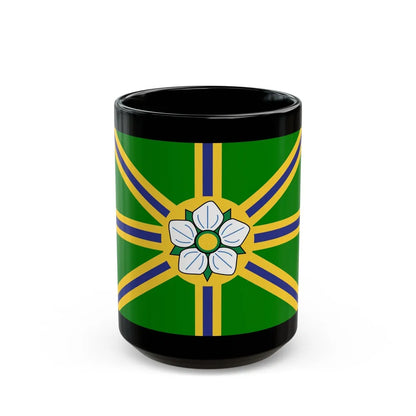 Flag of Abbotsford BC Canada - Black Coffee Mug-15oz-Go Mug Yourself