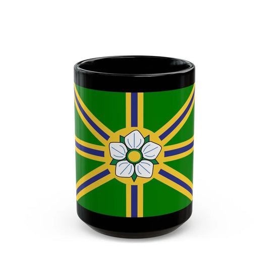 Flag of Abbotsford BC Canada - Black Coffee Mug-15oz-Go Mug Yourself