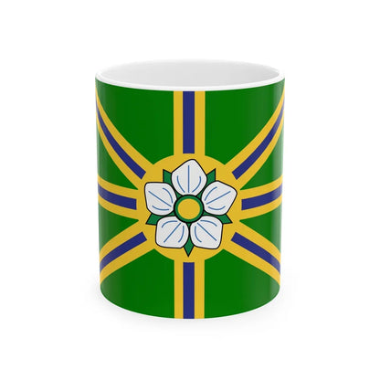 Flag of Abbotsford BC Canada - White Coffee Mug-11oz-Go Mug Yourself