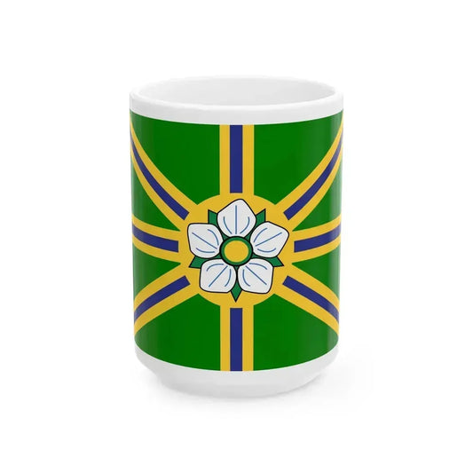 Flag of Abbotsford BC Canada - White Coffee Mug 15oz - Go Mug Yourself