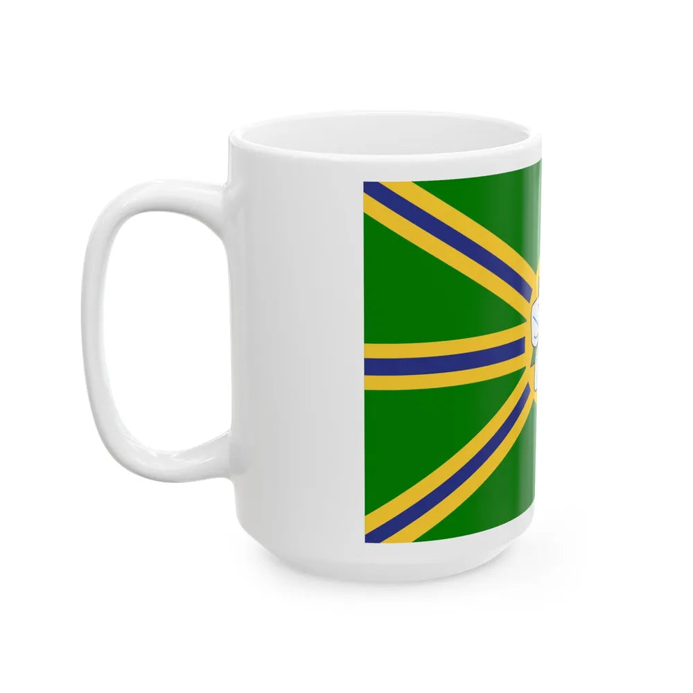 Flag of Abbotsford BC Canada - White Coffee Mug-Go Mug Yourself