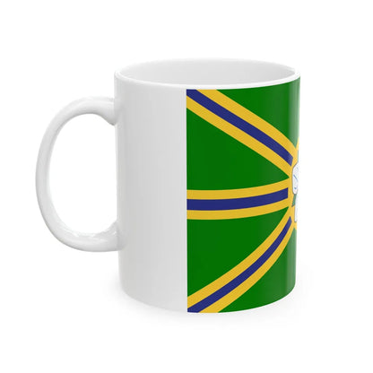 Flag of Abbotsford BC Canada - White Coffee Mug-Go Mug Yourself