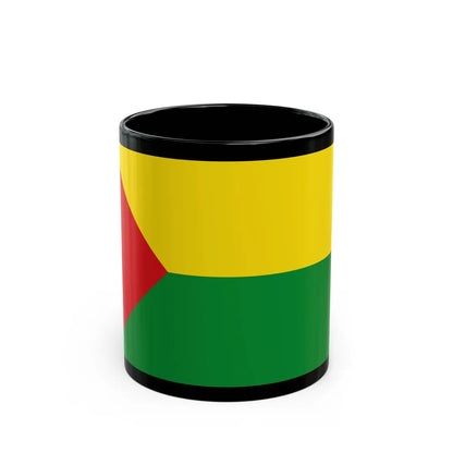 Flag of Abejorral Colombia - Black Coffee Mug-11oz-Go Mug Yourself