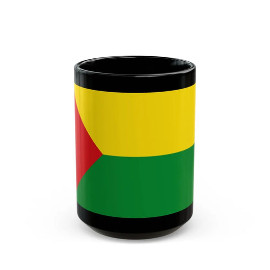 Flag of Abejorral Colombia - Black Coffee Mug-15oz-Go Mug Yourself