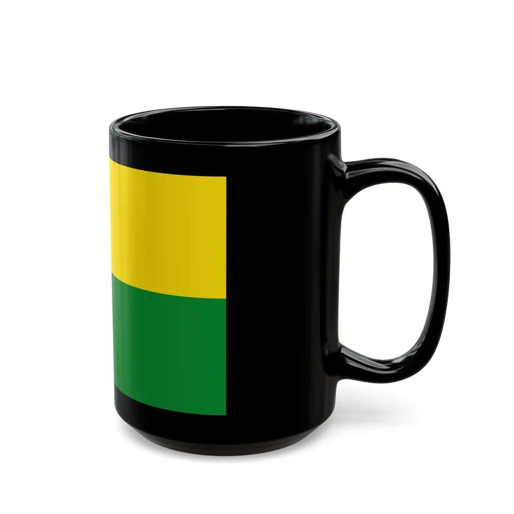 Flag of Abejorral Colombia - Black Coffee Mug-Go Mug Yourself