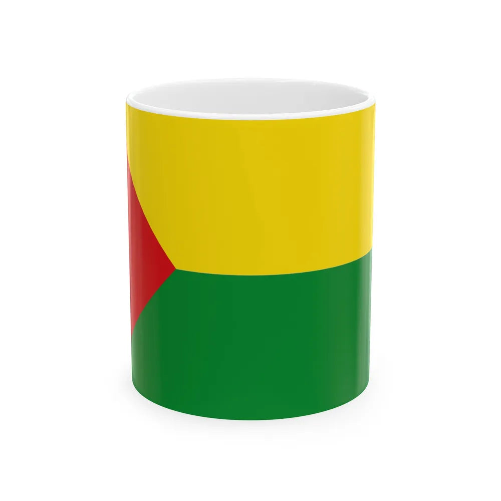 Flag of Abejorral Colombia - White Coffee Mug-11oz-Go Mug Yourself