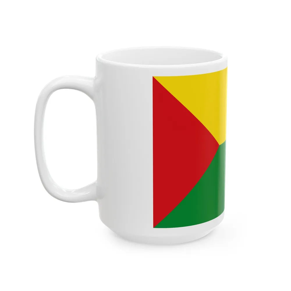 Flag of Abejorral Colombia - White Coffee Mug-Go Mug Yourself