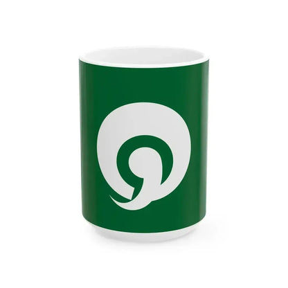 Flag of Abiko Chiba (Japan) White Coffee Mug 15oz - Go Mug Yourself