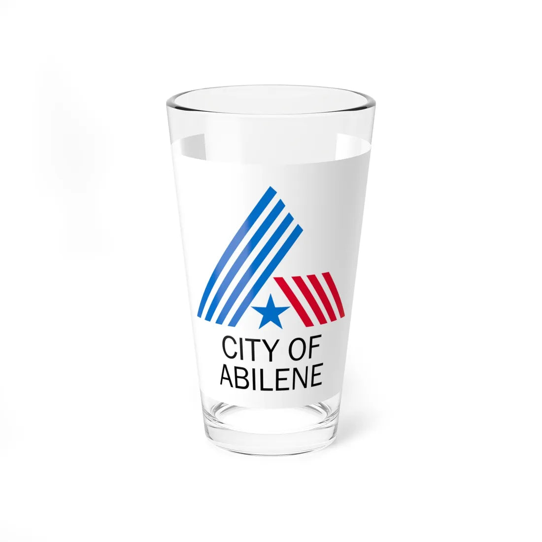 Flag of Abilene Texas (United States) Pint Glass 16oz 16oz - Go Mug Yourself