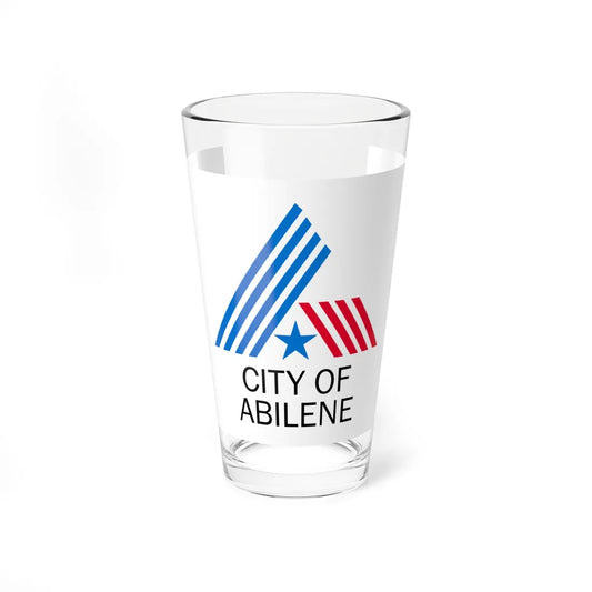 Flag of Abilene Texas (United States) Pint Glass 16oz 16oz - Go Mug Yourself