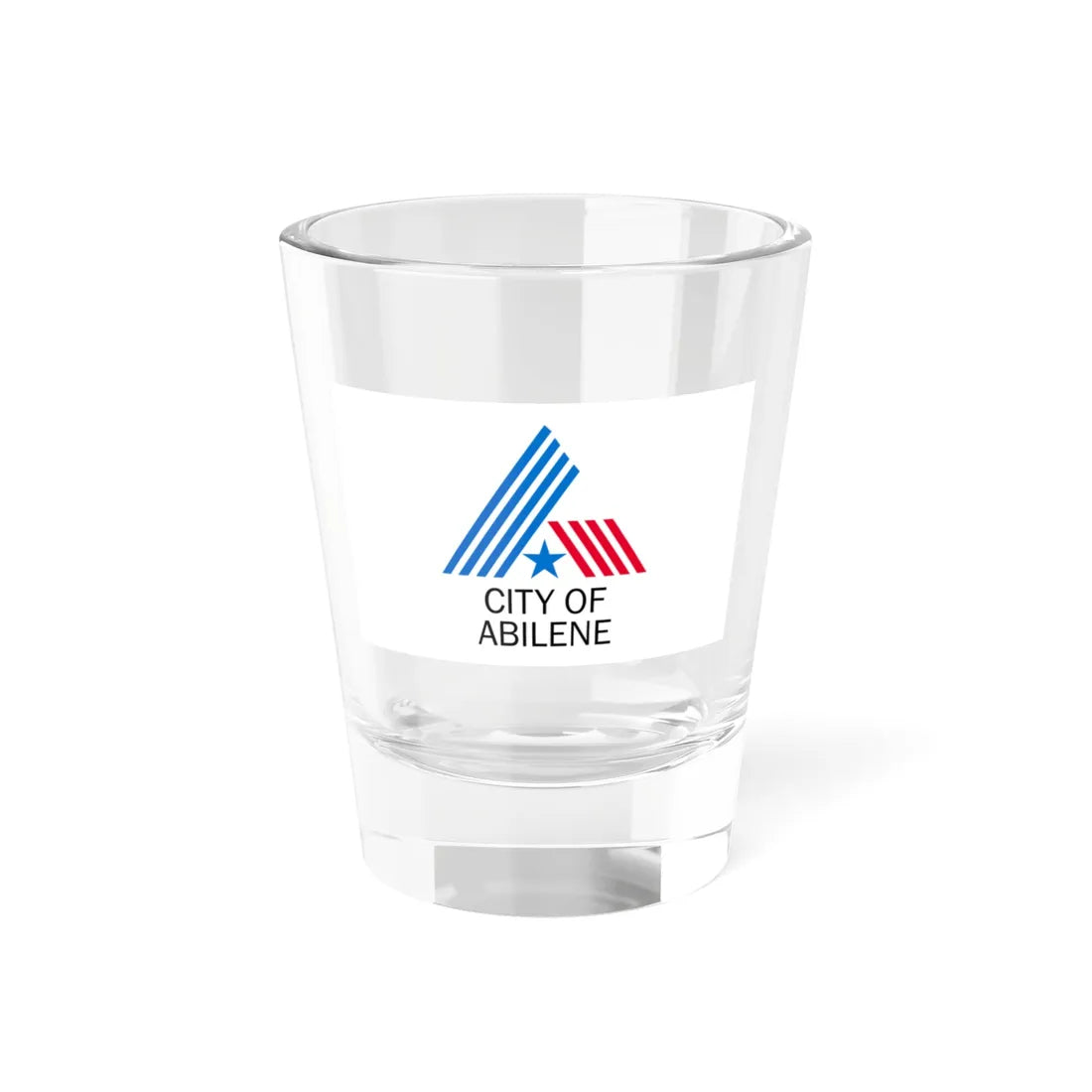 Flag of Abilene Texas (United States) Shot Glass 1.5oz 1.5oz - Go Mug Yourself