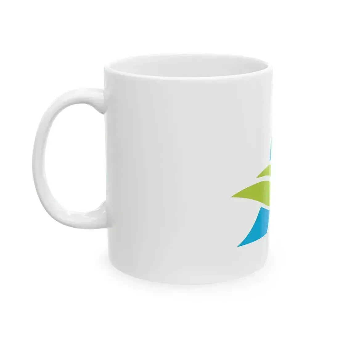 Flag of Abira Hokkaido (Japan) White Coffee Mug - Go Mug Yourself