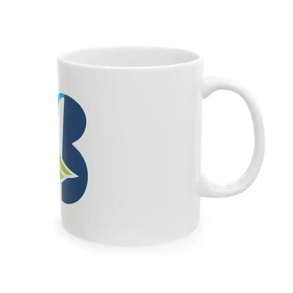 Flag of Abira Hokkaido (Japan) White Coffee Mug - Go Mug Yourself