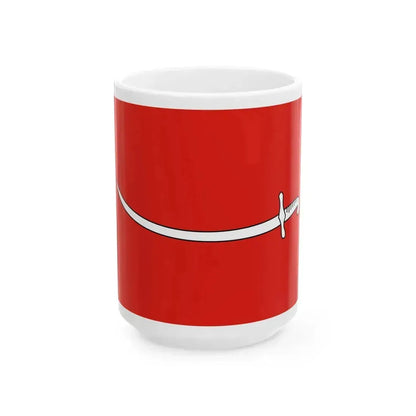 Flag of Abkhazia c. 1770-1864 (Georgia) White Coffee Mug 15oz - Go Mug Yourself