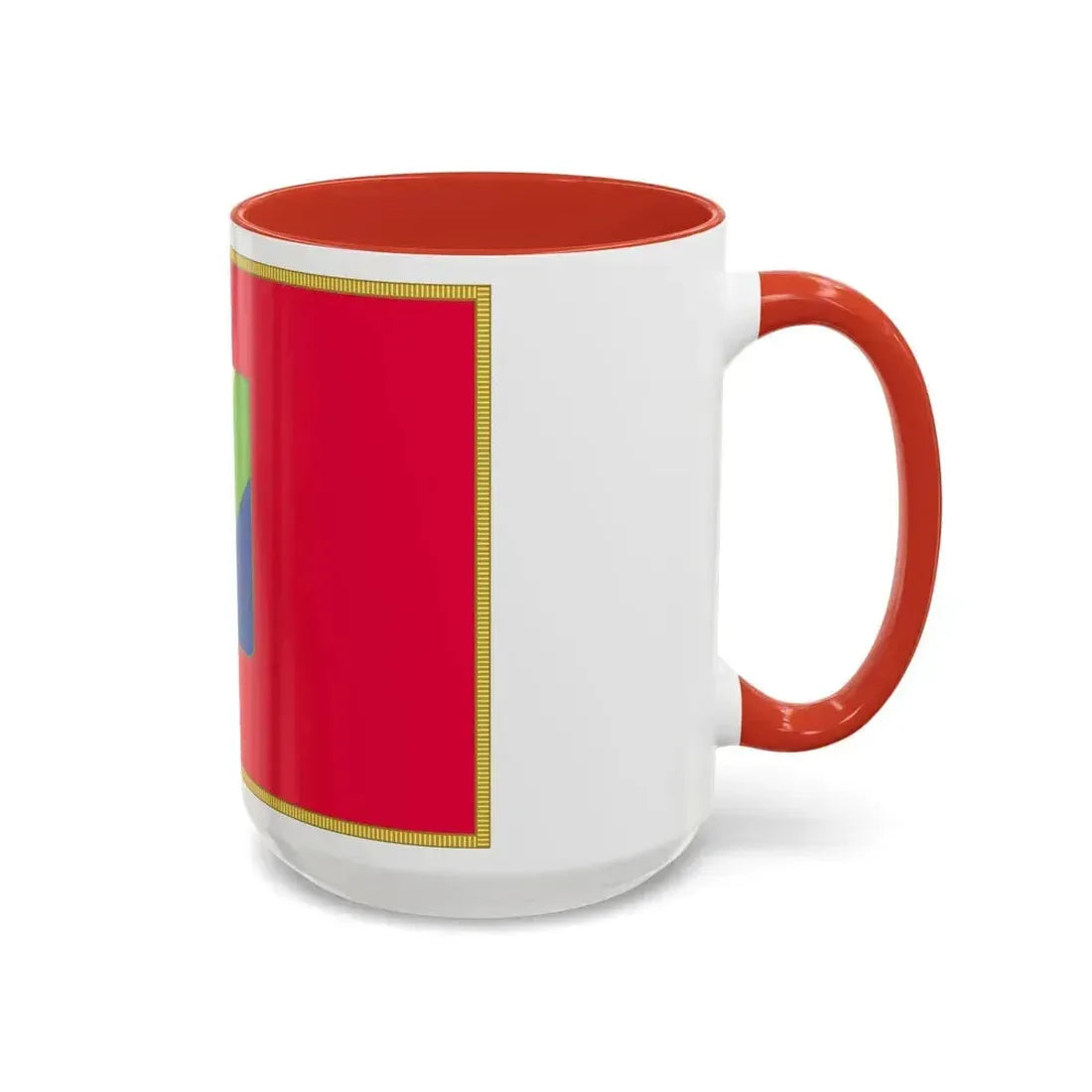 Flag of Abruzzo Italy - Accent Coffee Mug - Go Mug Yourself