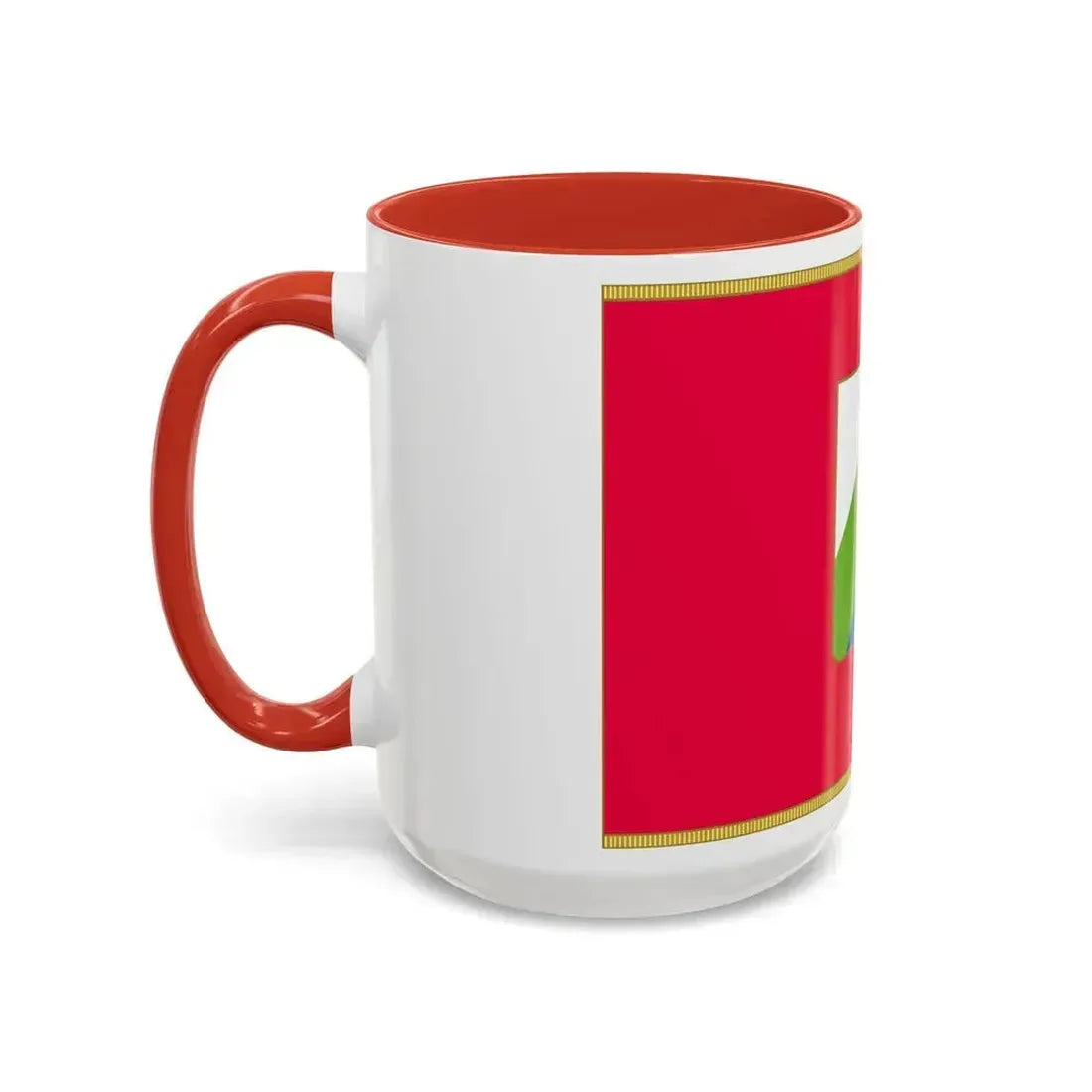 Flag of Abruzzo Italy - Accent Coffee Mug - Go Mug Yourself