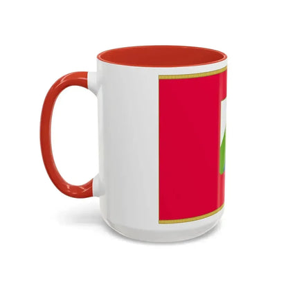 Flag of Abruzzo Italy - Accent Coffee Mug - Go Mug Yourself