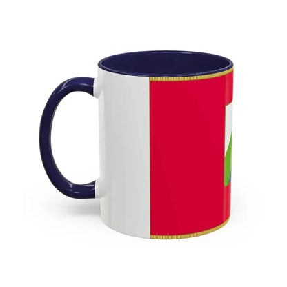 Flag of Abruzzo Italy - Accent Coffee Mug - Go Mug Yourself