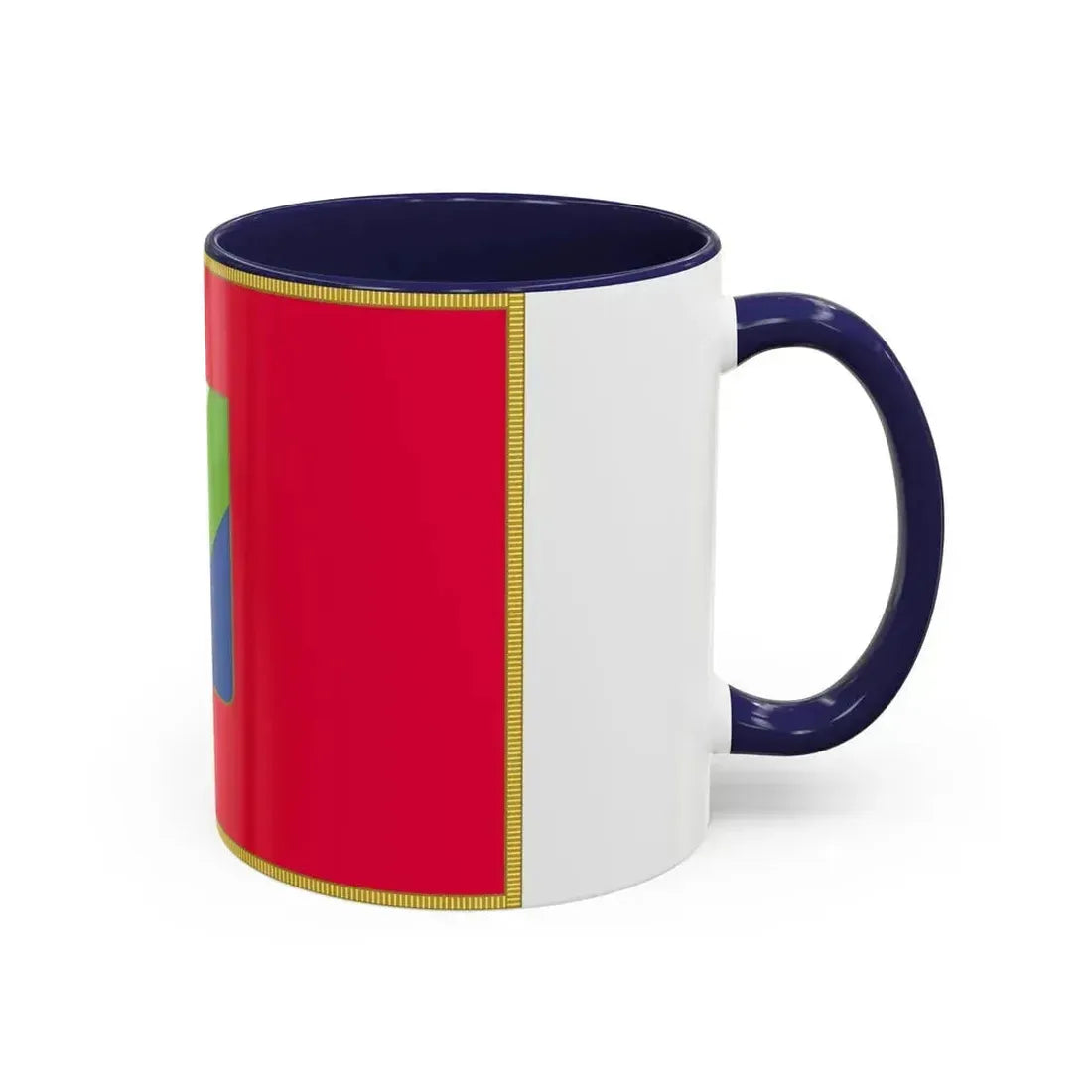 Flag of Abruzzo Italy - Accent Coffee Mug - Go Mug Yourself