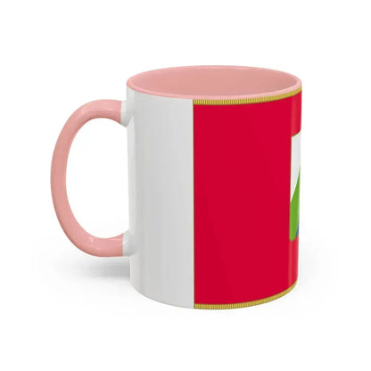 Flag of Abruzzo Italy - Accent Coffee Mug - Go Mug Yourself